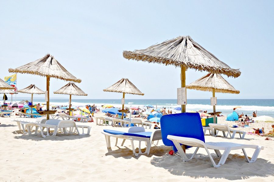 praias costa da caparica