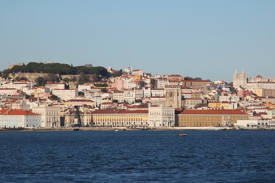 Mapa da Baixa de Lisboa